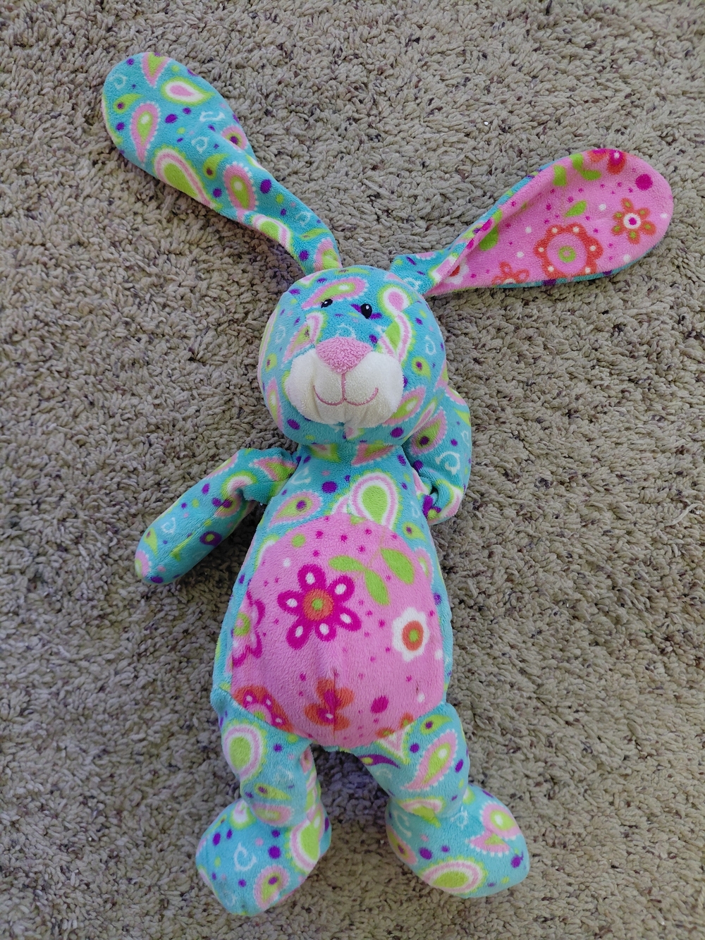 Vintage Mary Meyers Print Pizzazz Gardenia Bunny